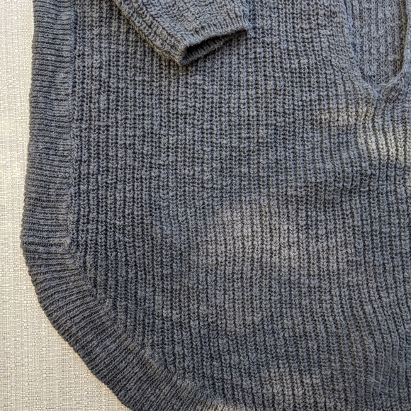 Express gray deep-v sweater - Picture 7 of 9